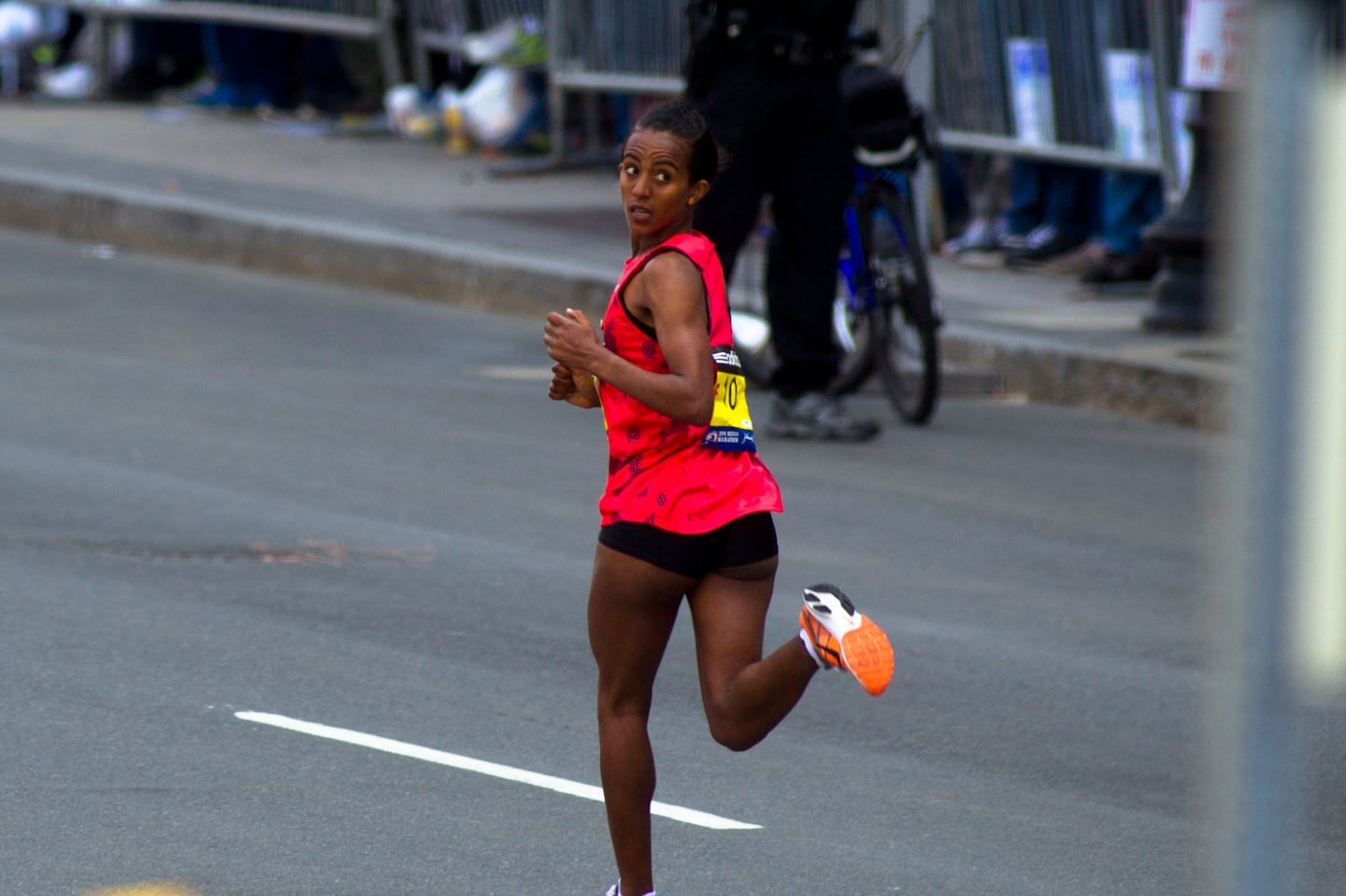 Buzunesh Deba didn't get to break the tape at the finish line in 2014, but she finally will cut through the red tape that has been holding up her prize money.