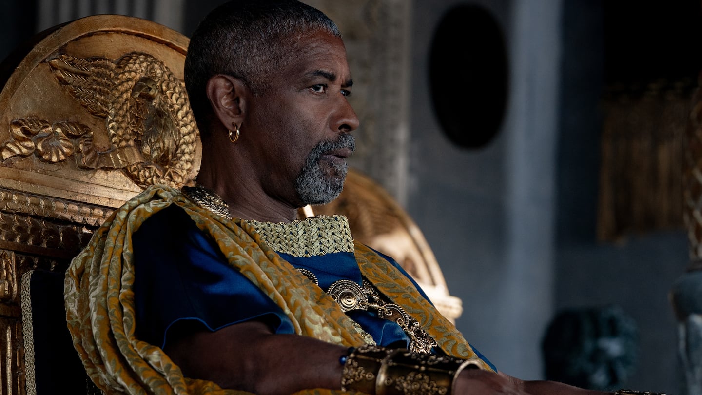 Denzel Washington in "Gladiator II."