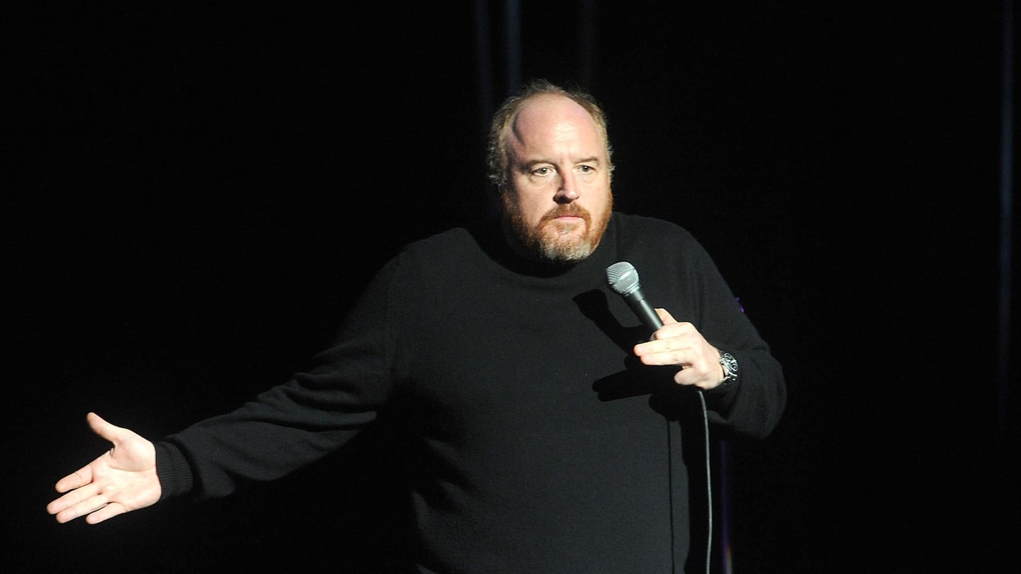 In this Nov. 5, 2014 file photo, Louis C.K. performs at the 8th Annual Stand Up For Heroes at the Theater at Madison Square Garden in New York. 