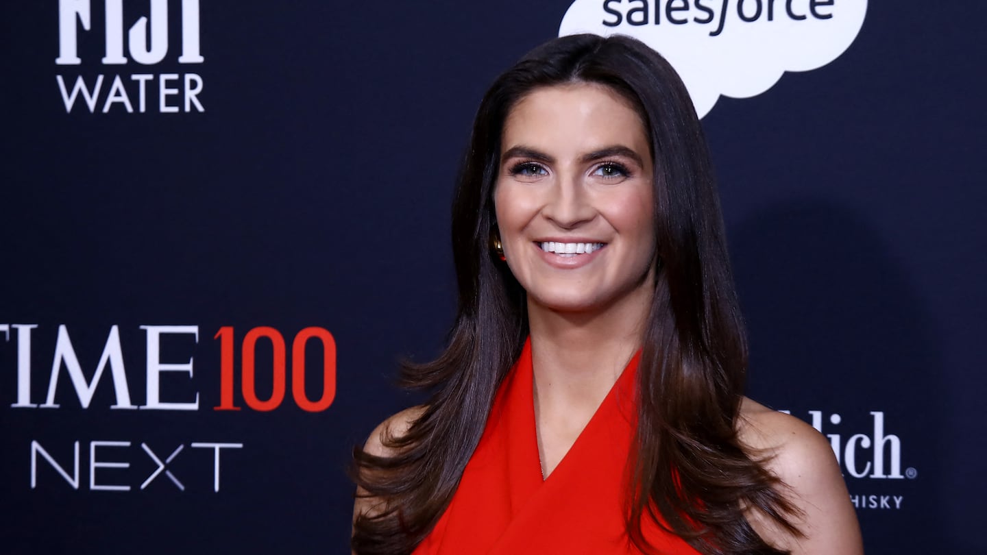 CNN news anchor Kaitlan Collins arrives for the Time 100 Next event at Current at Chelsea Piers in New York on Oct. 9, 2024.