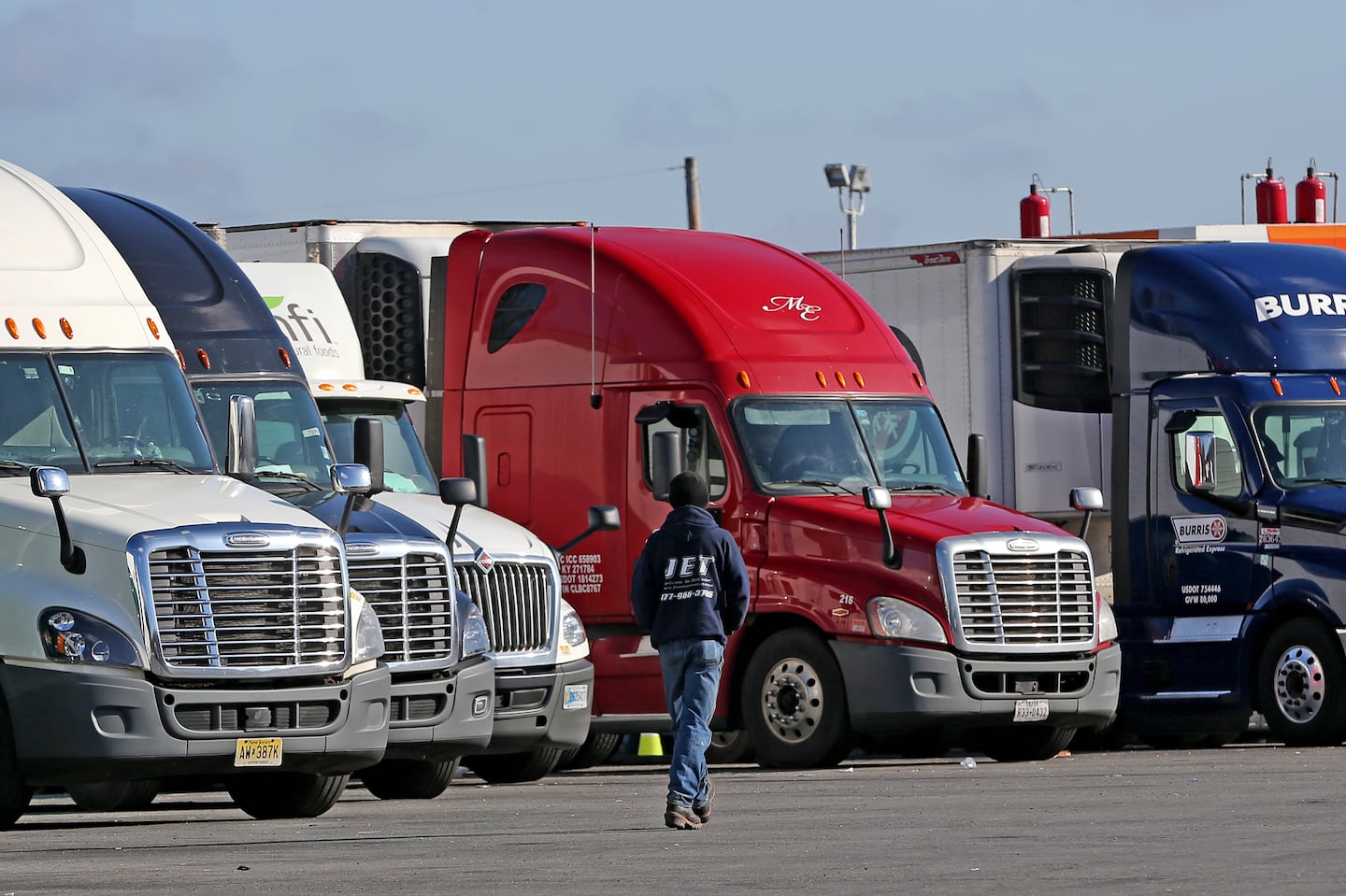 Among the hopes for this rest-area redo is improving the truck parking areas.