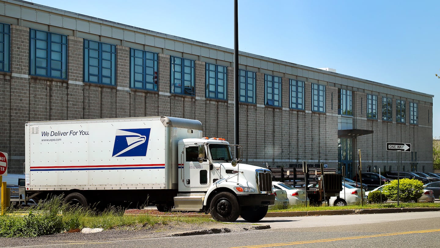 The Brockton USPS Processing and Distribution Center.