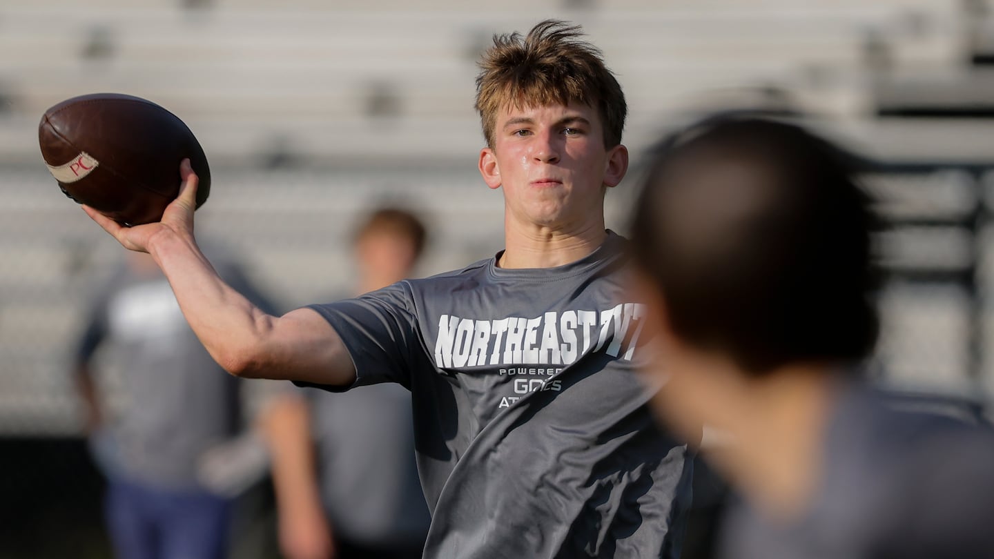 Patrick Collins got his first shot as the Milton starter during 7-on-7s in the summer.