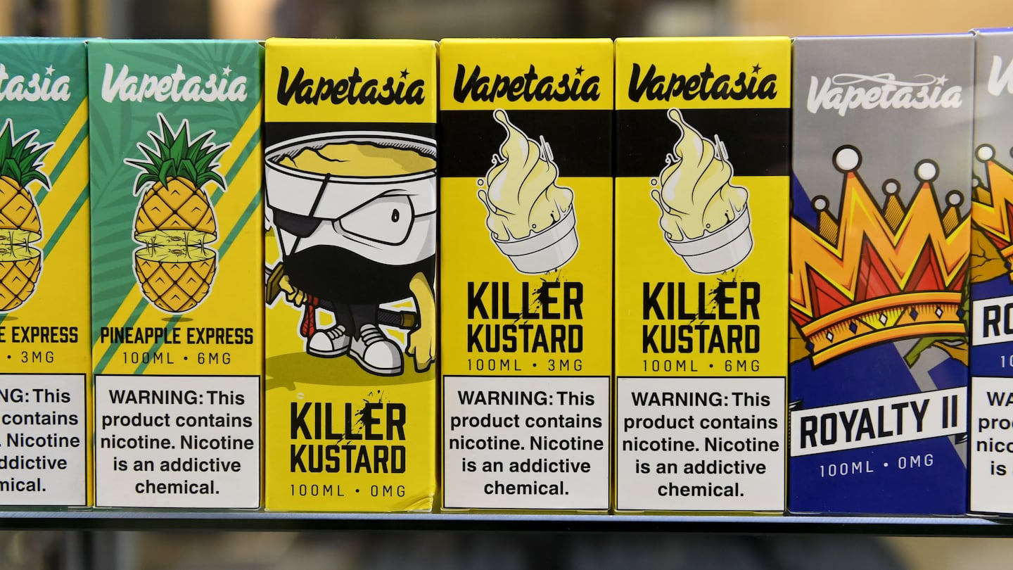 The FDA declared that flavored vapes appeal too much to underage users. The Supreme Court is poised to consider the regulation of flavored e-cigarettes. Companies offer liquids with fanciful names like Killer Kustard, Strawberry Parfait, and Pineapple Express.