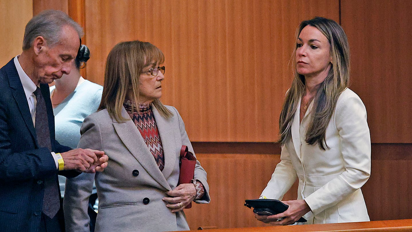 Karen Read (right) left the courtroom with parents William and Janet on Nov. 6.