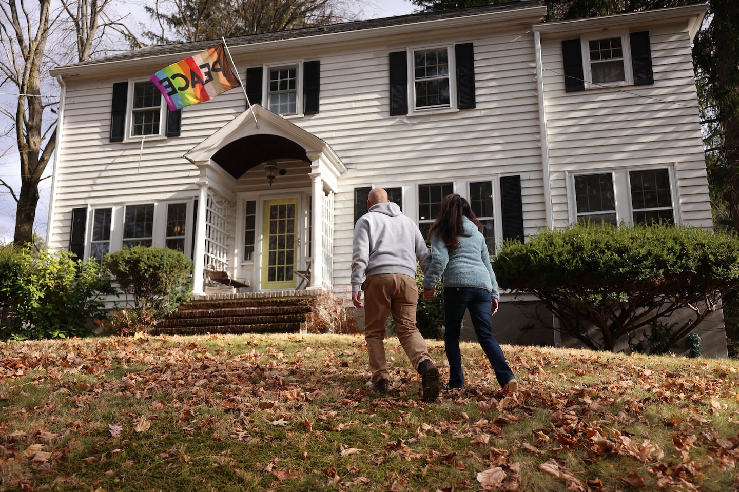 A couple from the Greater Boston area took their child to Boston Children's Hospital's gender clinic in 2018. After treatment with puberty blockers and hormones, their child is thriving, they said. They spoke on the condition of anonymity because families of transgender youth have been threatened and harassed online after speaking publicly about medical transition treatments.