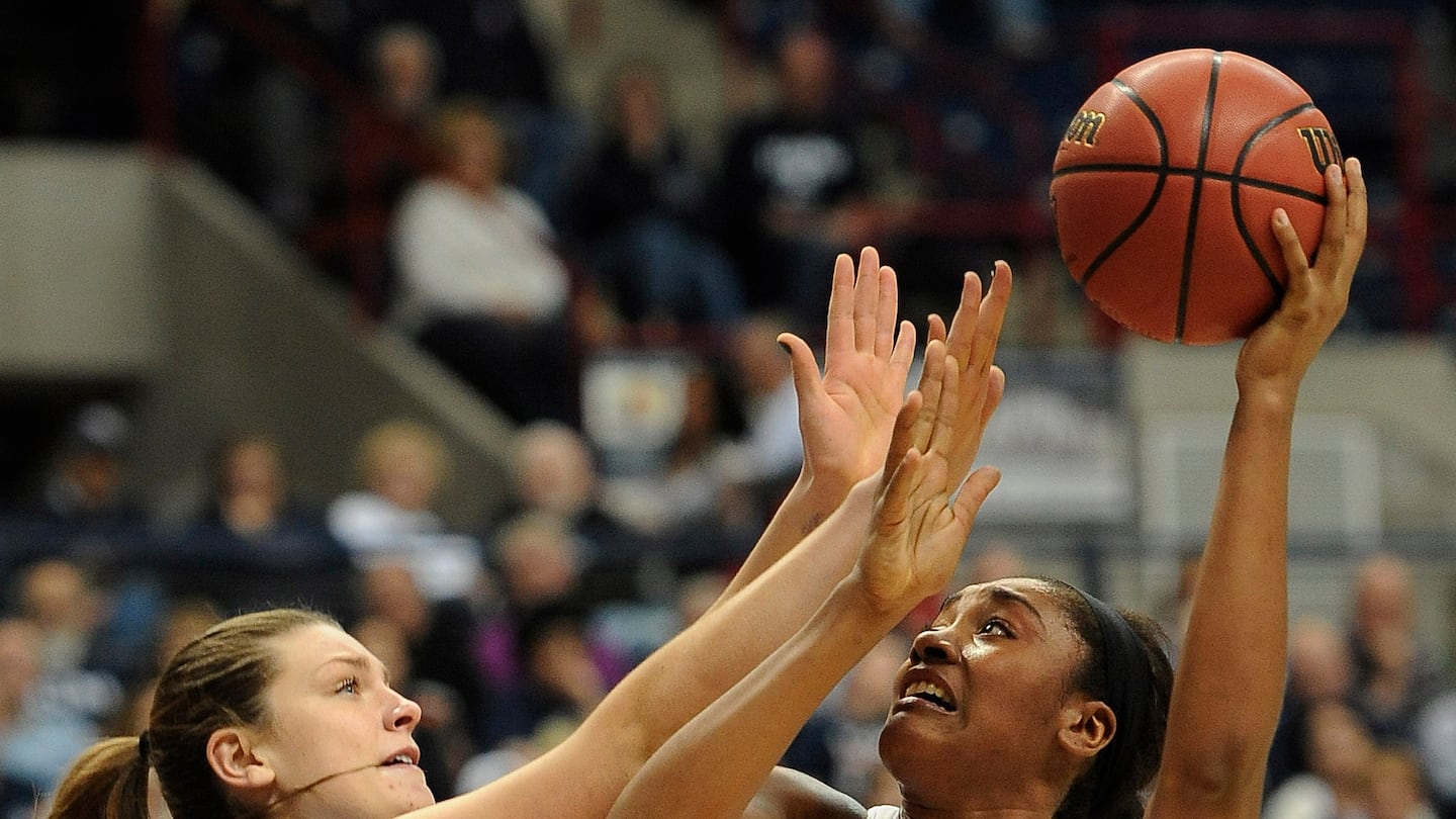 Morgan Tuck played for UConn from 2012-2016, helping the Huskies win four national championships.