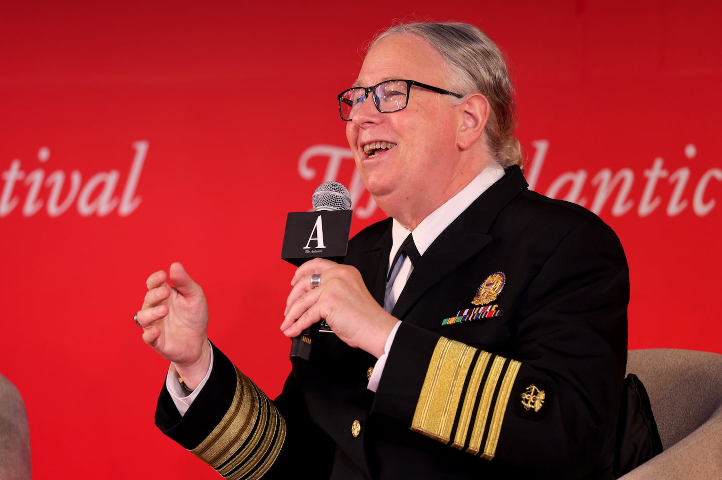 Dr. Rachel L. Levine at The Atlantic Festival on Sept. 19. Court documents indicate that Levine, a pediatrician and admiral in the US Public Health Service Commissioned Corps, urged the World Professional Association for Transgender Health to drop proposed age limits on gender-related medical procedures.