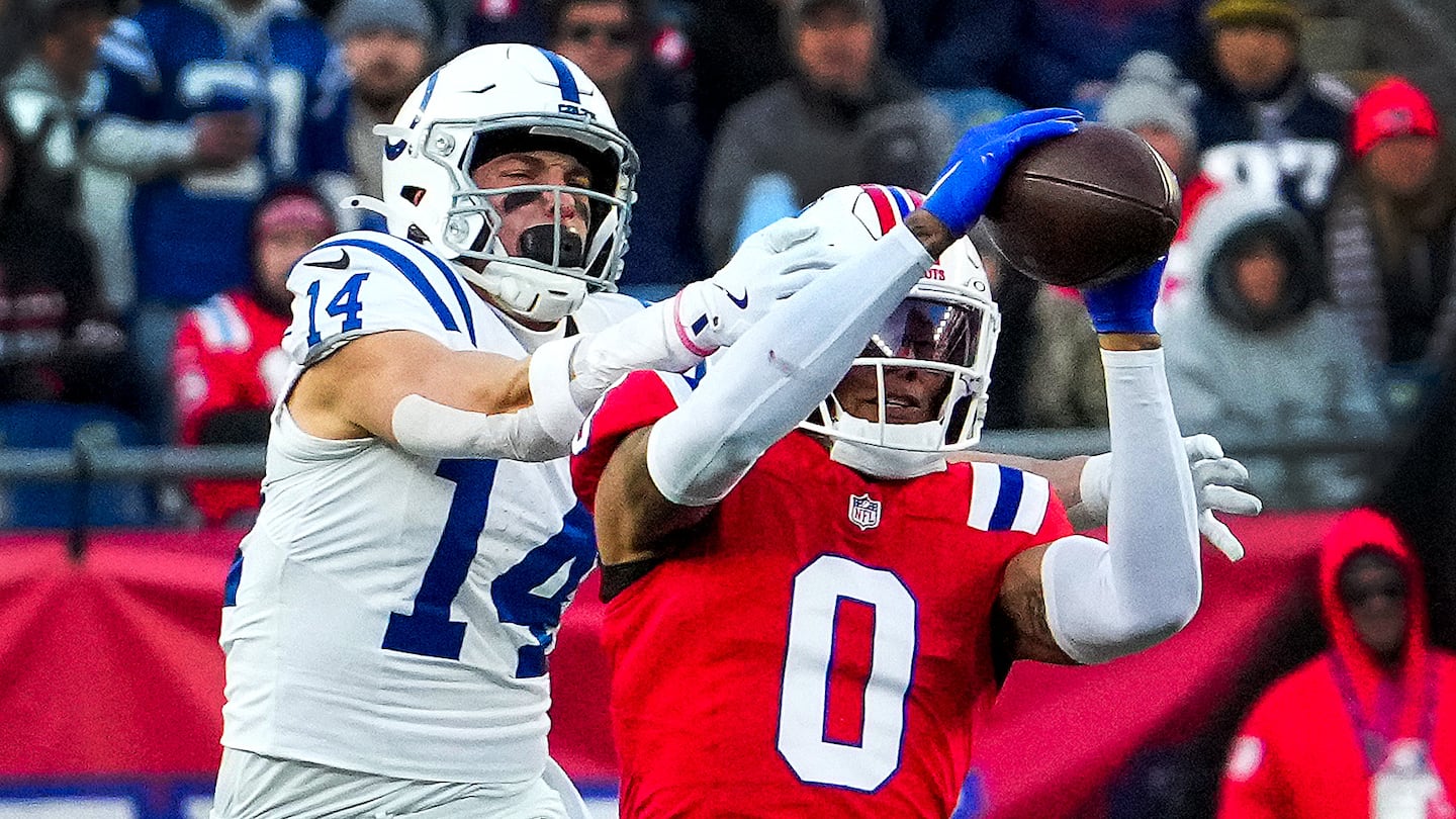 Patriot Christian Gonzalez has established himself as a lockdown corner in his second year.