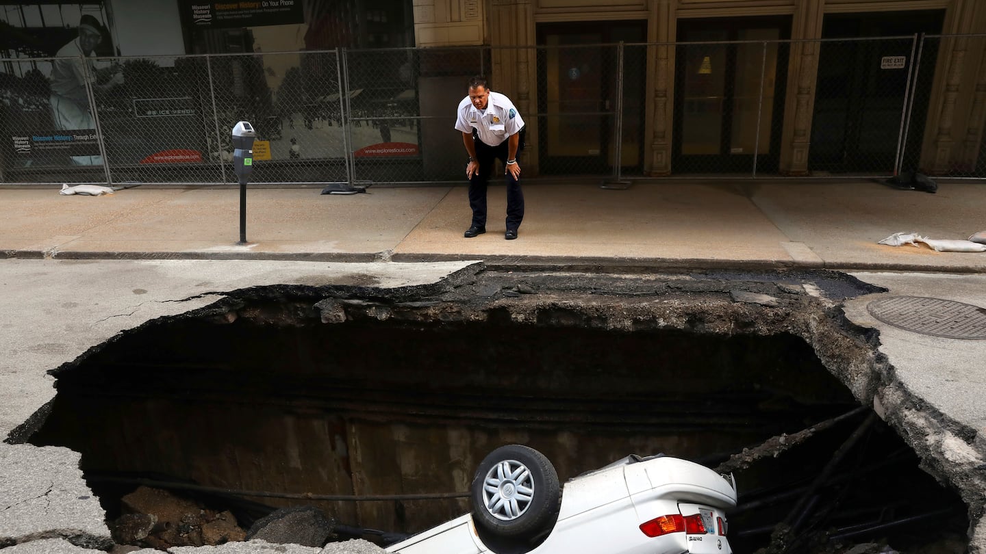 The most damage from sinkholes in the US tends to occur in Florida, Texas, Alabama, Missouri, Kentucky, Tennessee, and Pennsylvania.