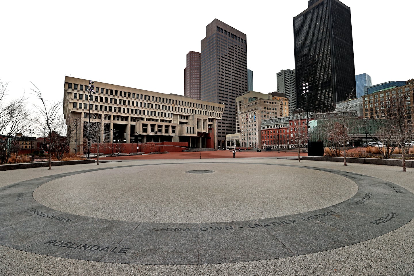 City Hall in Boston.