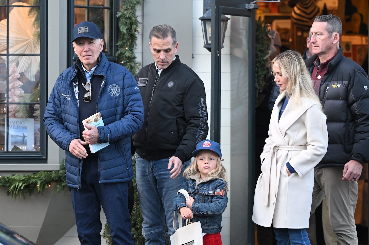 President Biden was accompanied by his son Hunter Biden, his grandson Beau, and his daughter-in-law Melissa Cohen Biden in Nantucket on Nov. 29.