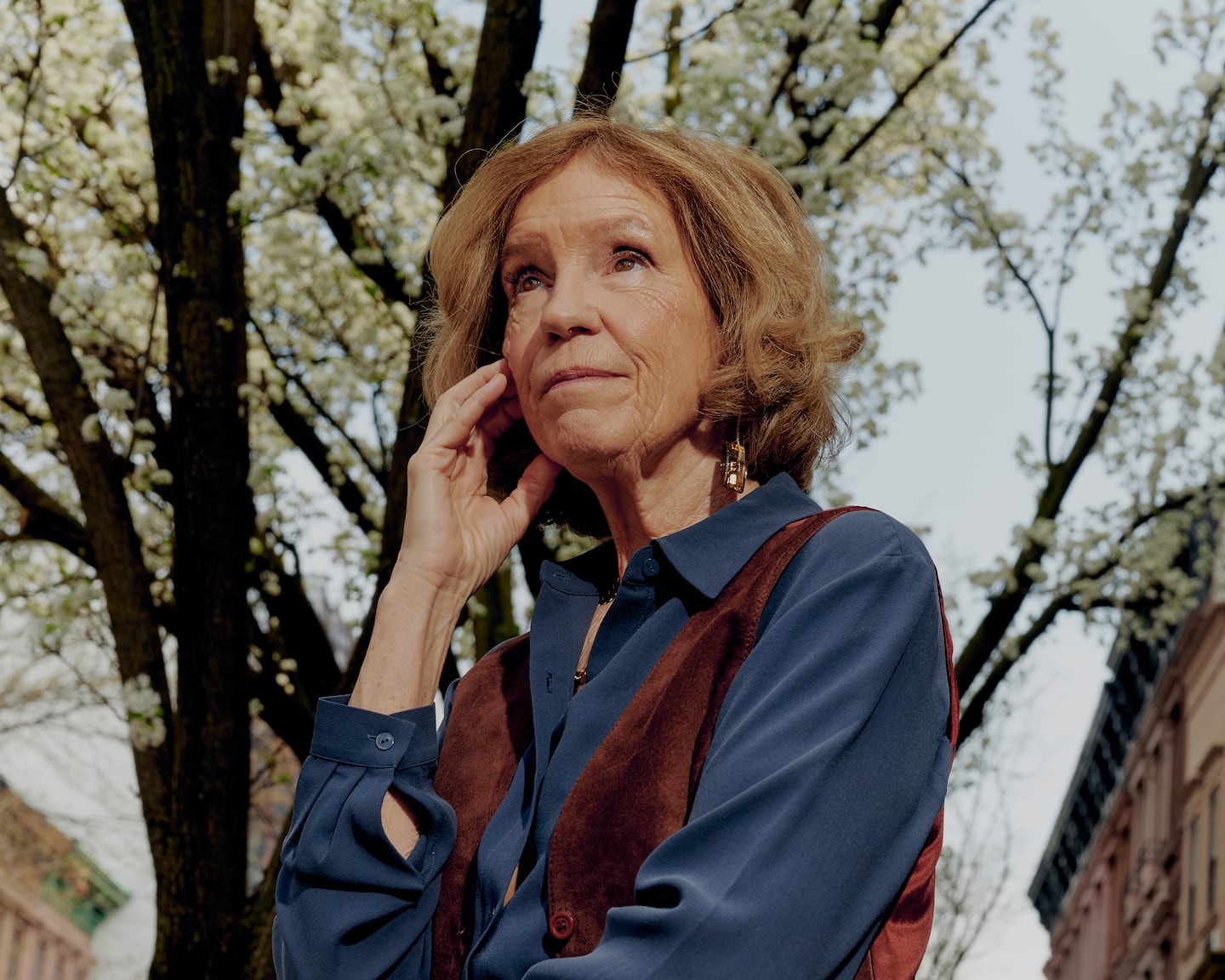 Lucy Calkins, a Columbia University professor and influential figure in reading education theory, in New York in 2022. Calkins is at the center of a new lawsuit alleging she and two others knowingly sold schools defective products.