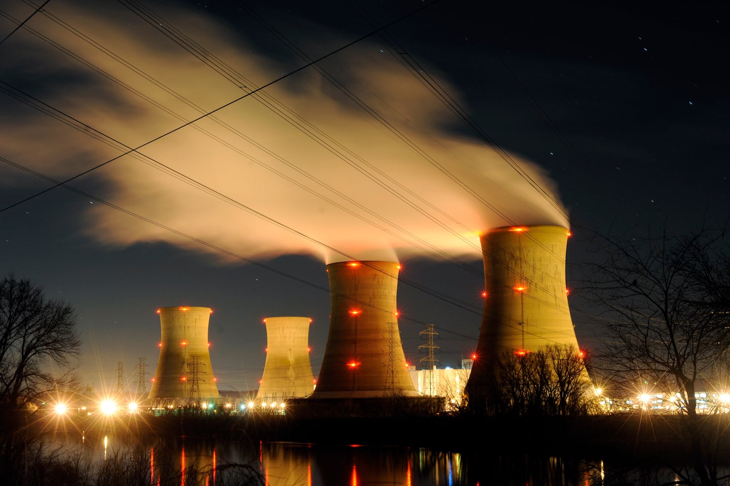 The Three Mile Island nuclear power plant in Middletown, Pa., in 2011.