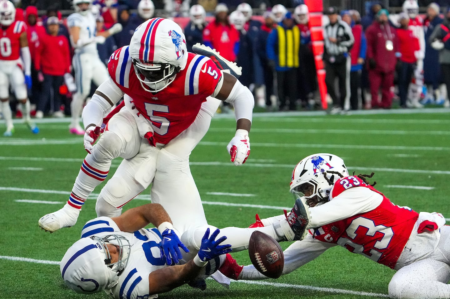 Safety Jabrill Peppers was back on the field last Sunday for the Patriots.