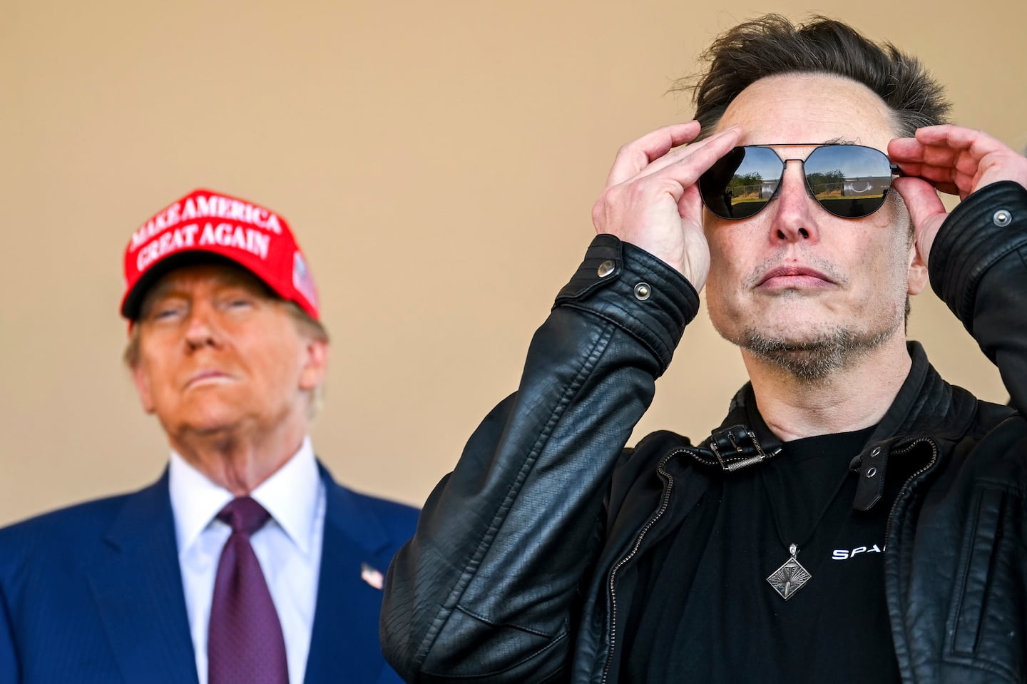 President-elect Donald Trump arrived to watch SpaceX's mega rocket Starship lift off for a test flight with Elon Musk in Boca Chica, Texas, Nov. 19, 2024.