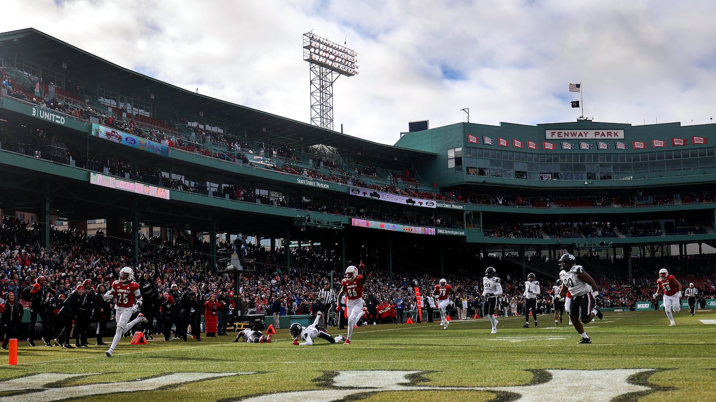 Louisville faced Cincinnati in the inaugural Fenway Bowl in 2022.