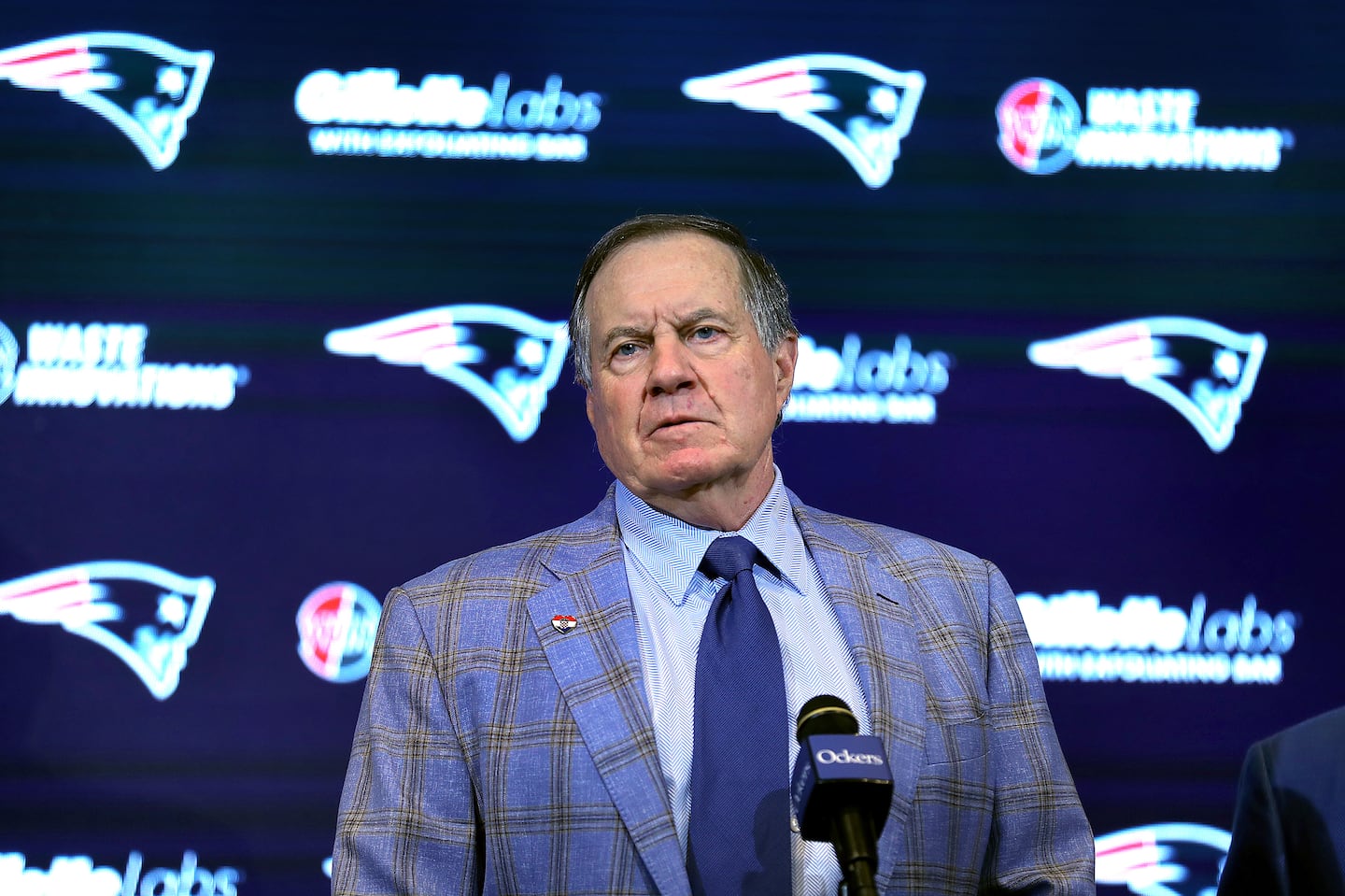 Bill Belichick, who was fired by the Patriots after last season, was without a coaching job this season.