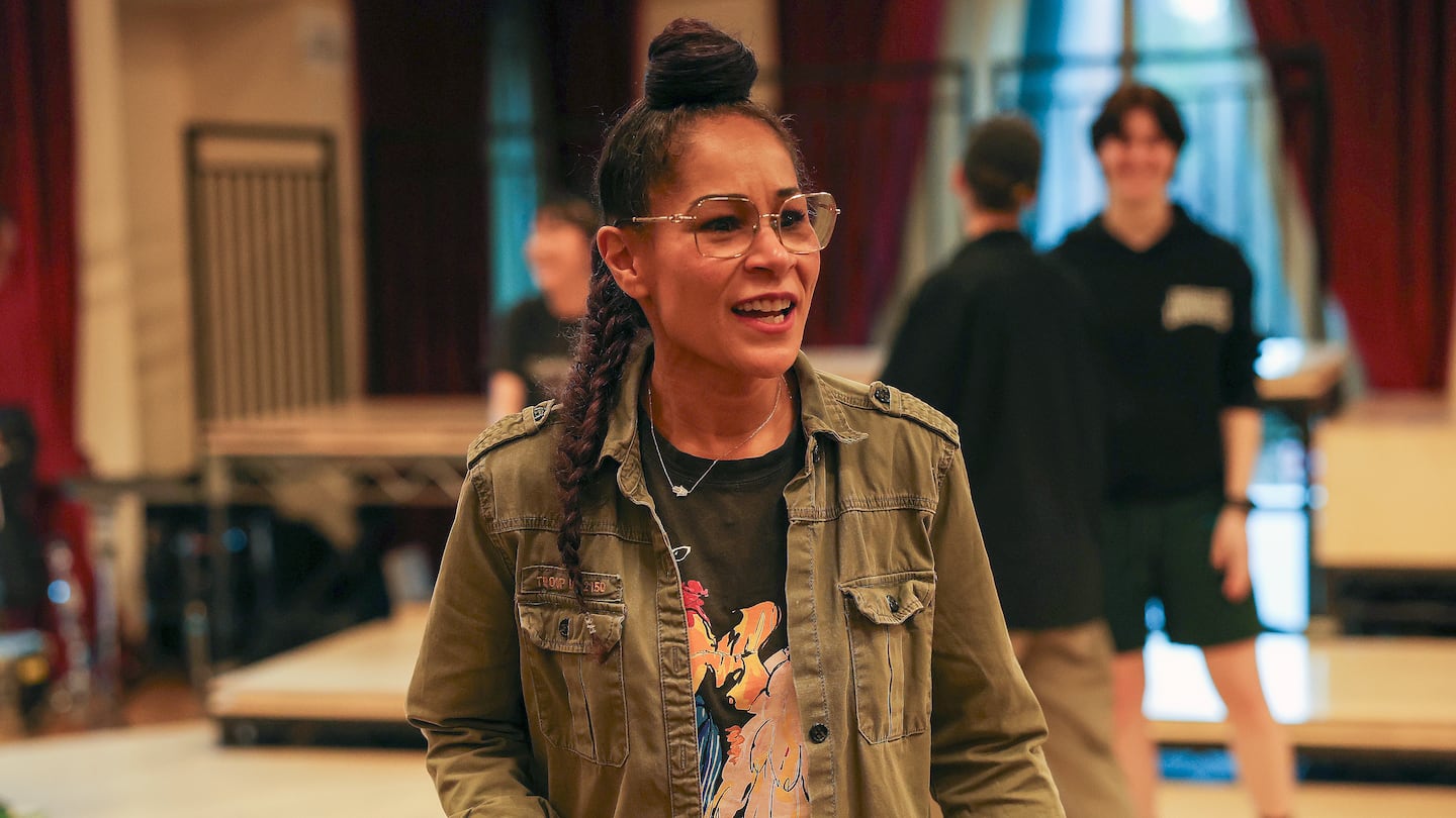 Ayodele Casel rehearses her new show, "Diary of a Tap Dancer."