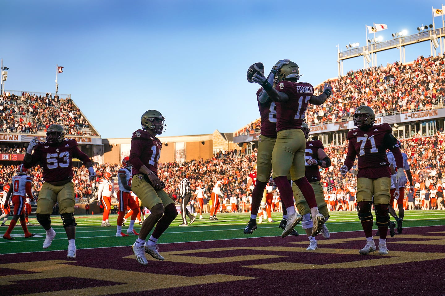 A win in the bowl game would give BC its first eight-win season since 2009.