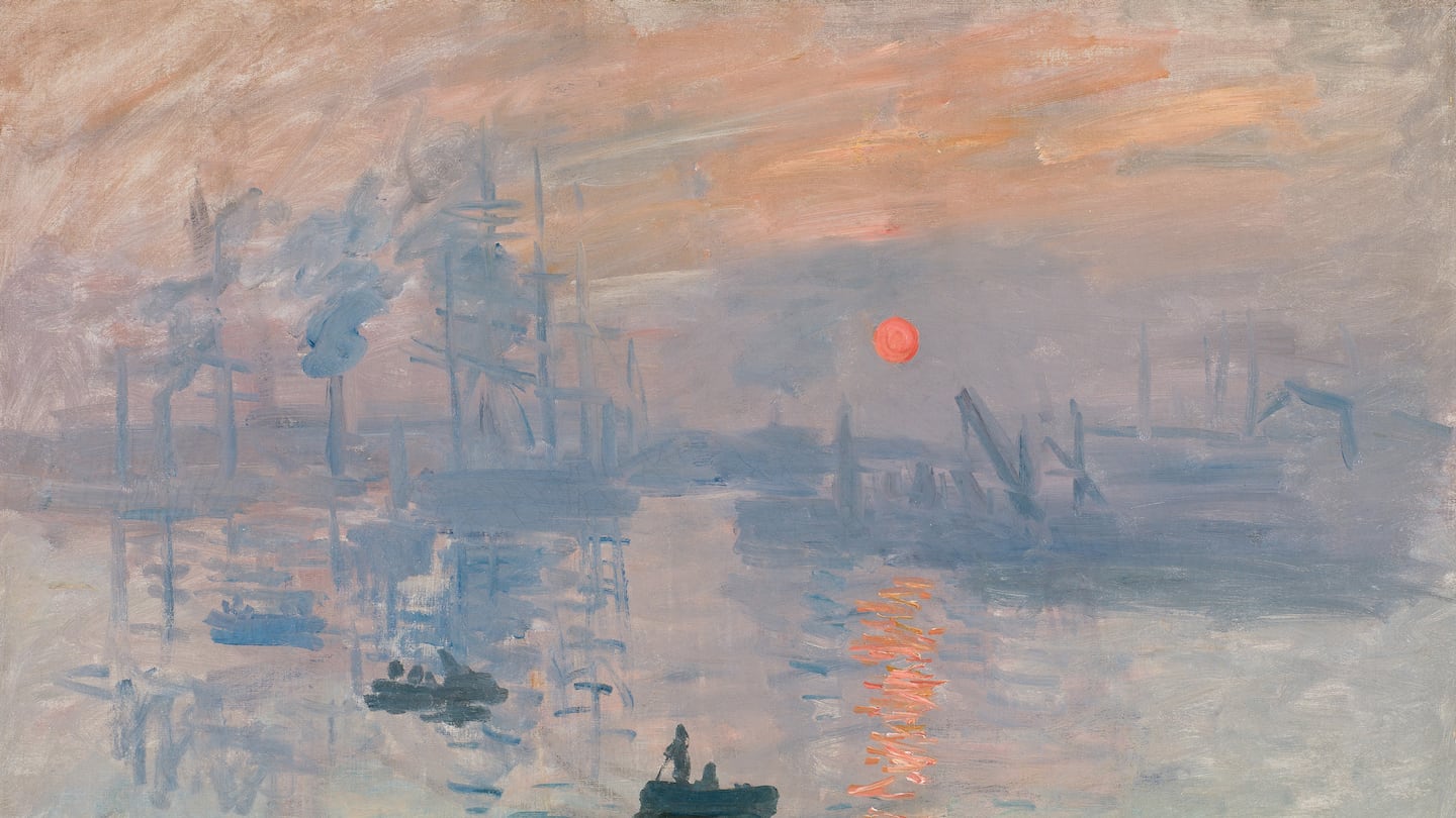 Claude Monet, "Impression, Sunrise," 1872.