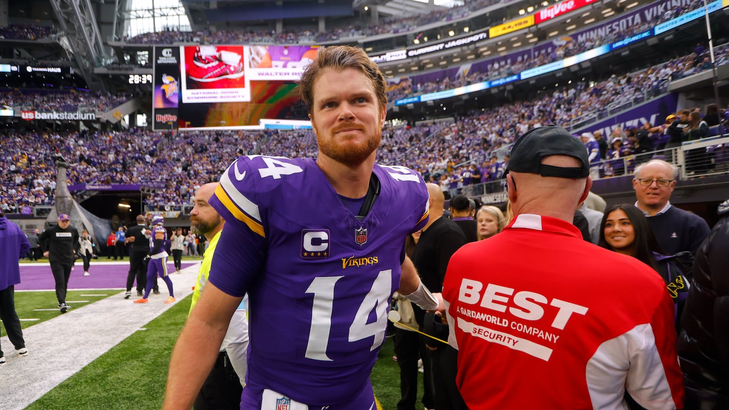 Sam Darnold has been at his best since taking over at quarterback for the Vikings.