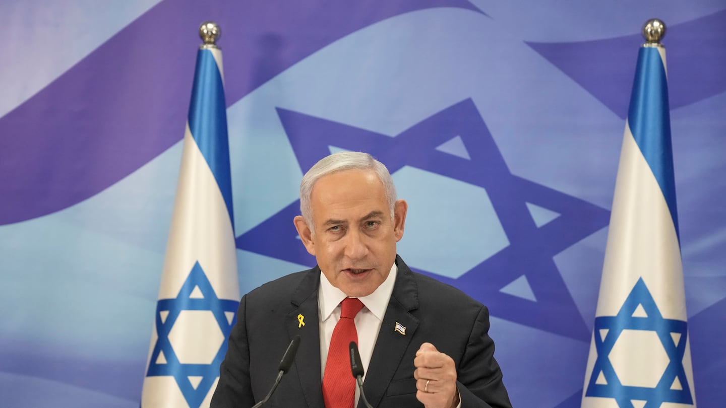 Israeli Prime Minister Benjamin Netanyahu.