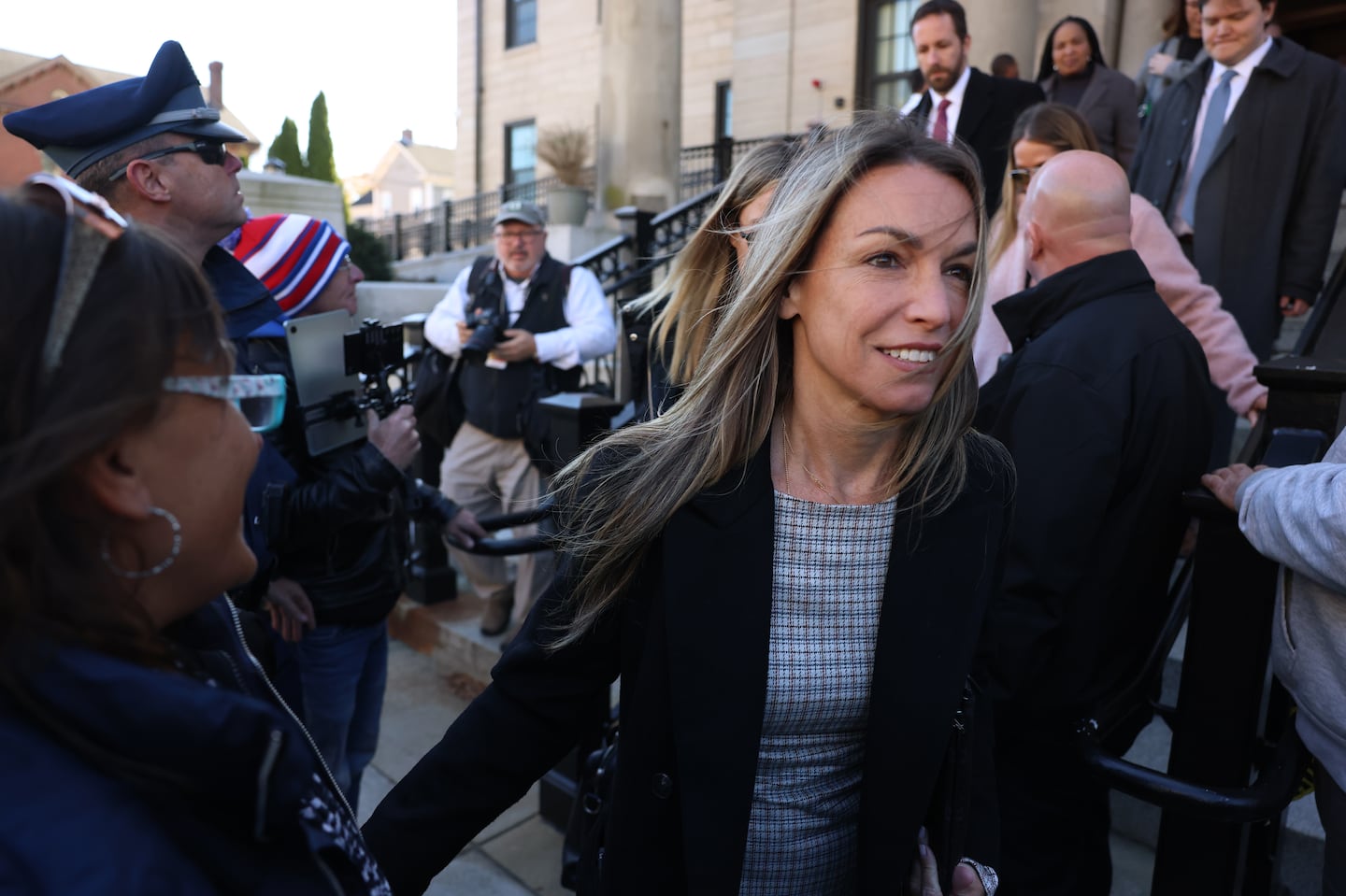 Karen Read leaving Dedham District Court on Nov. 13, 2024.