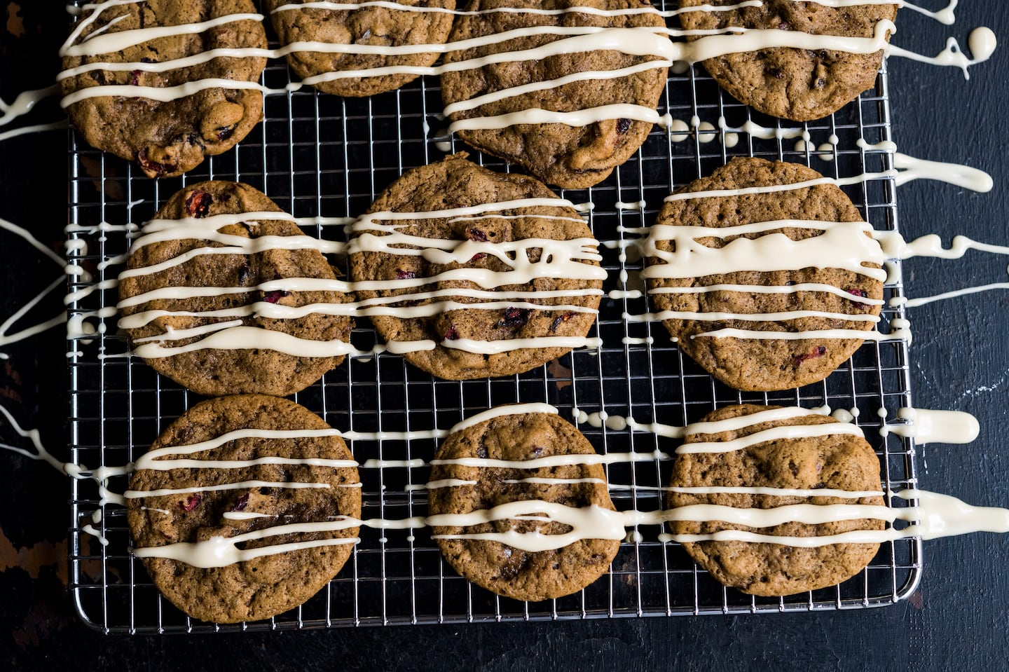 Maple-Glazed Hermits With Cranberries