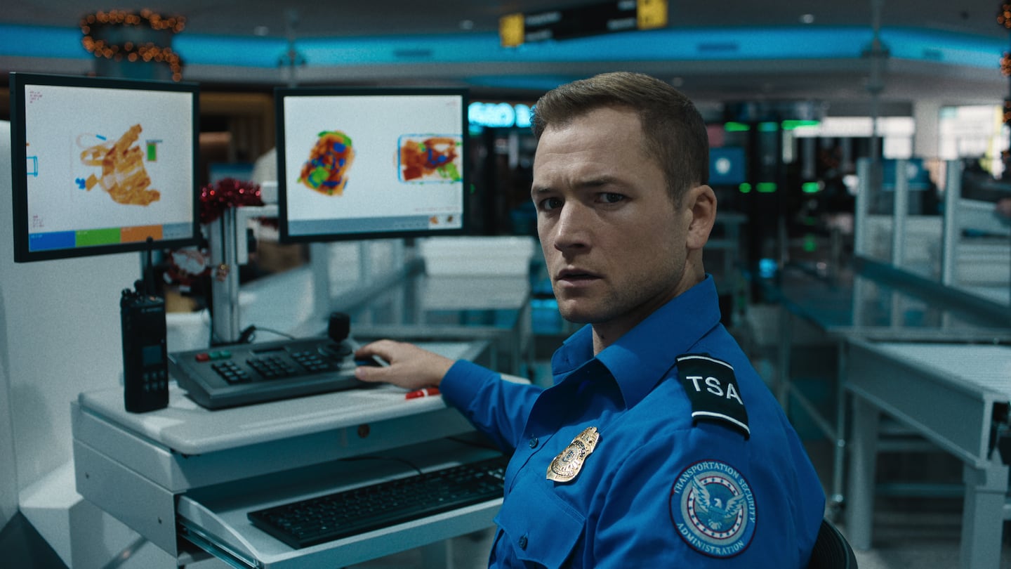 Taron Egerton in "Carry-On."