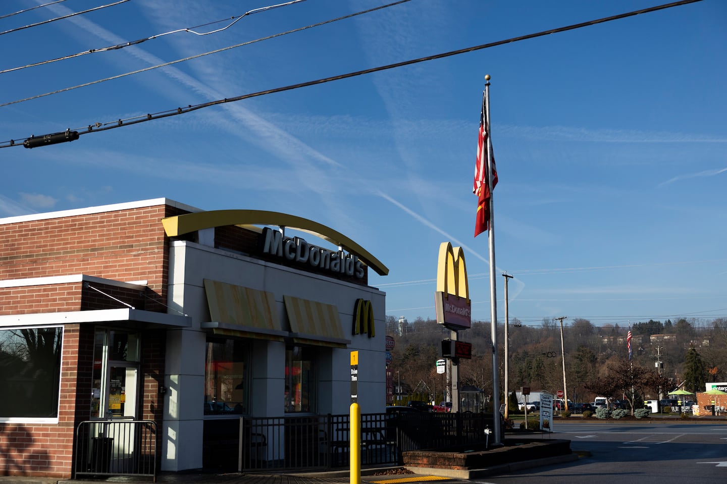 A McDonald’s, where Luigi Mangione was spotted on Monday, in Altoona, Pa., on Dec. 10.