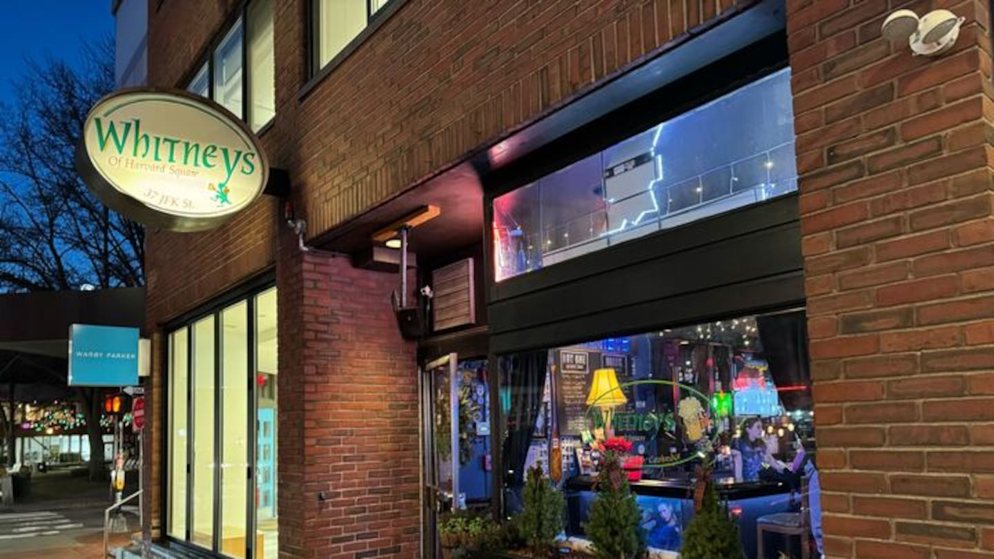 Whitneys, a Harvard Square bar, is closing.