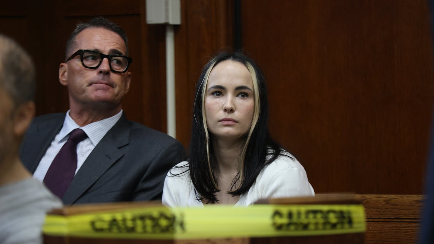 Shelby Hewitt at her pre-trial hearing at Suffolk County Courthouse.