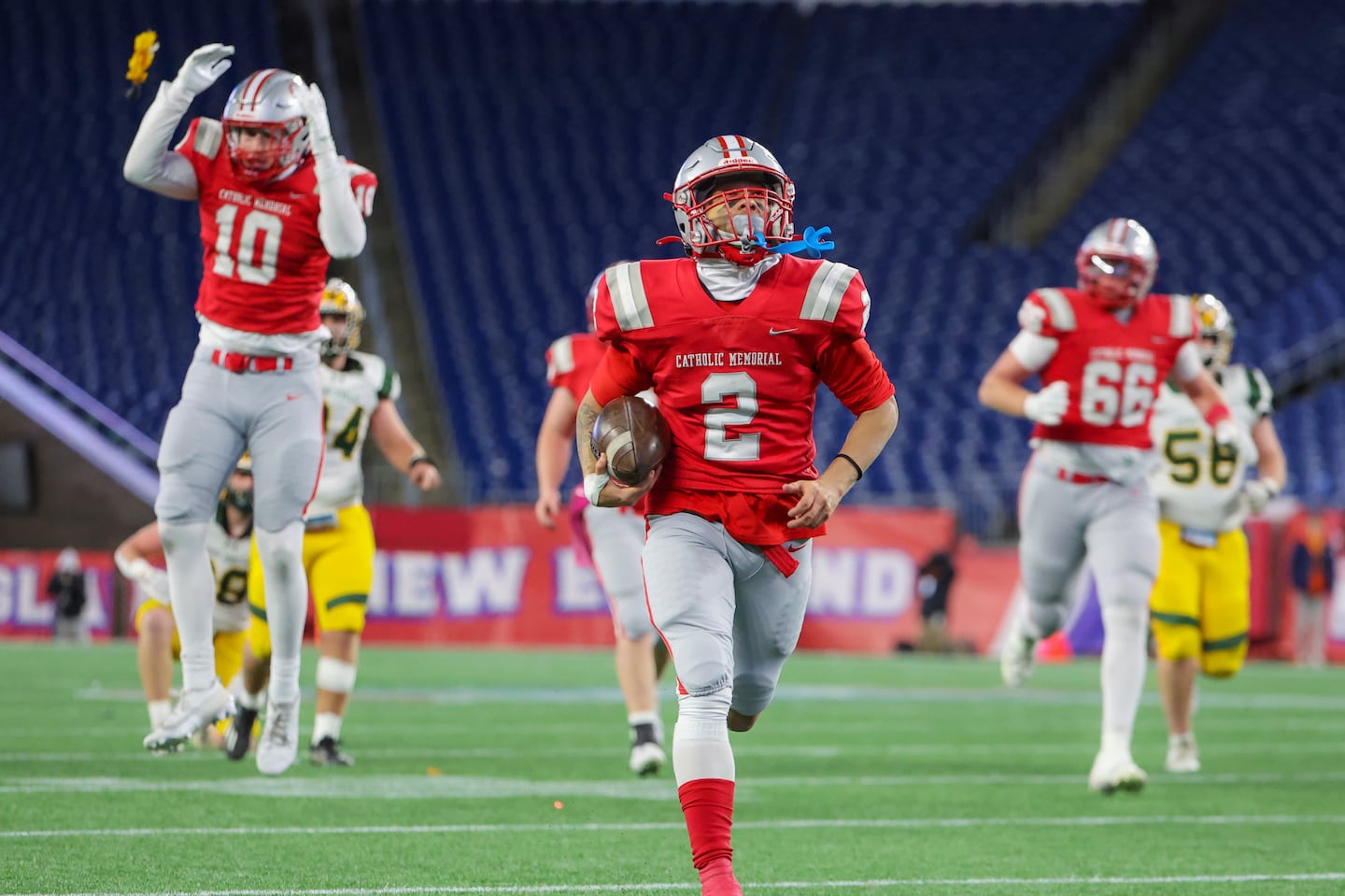 Division 2 champion Catholic Memorial ran away with the No. 1 spot in the final Globe poll of the season.