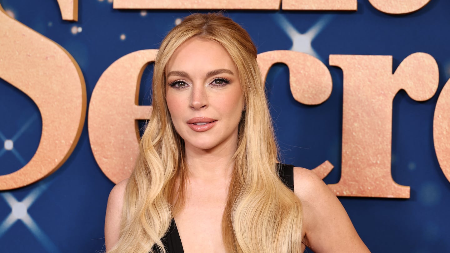 Lindsay Lohan asistió a la presentación de su nueva película de Netflix en la ciudad de Nueva York el 18 de noviembre pasado.