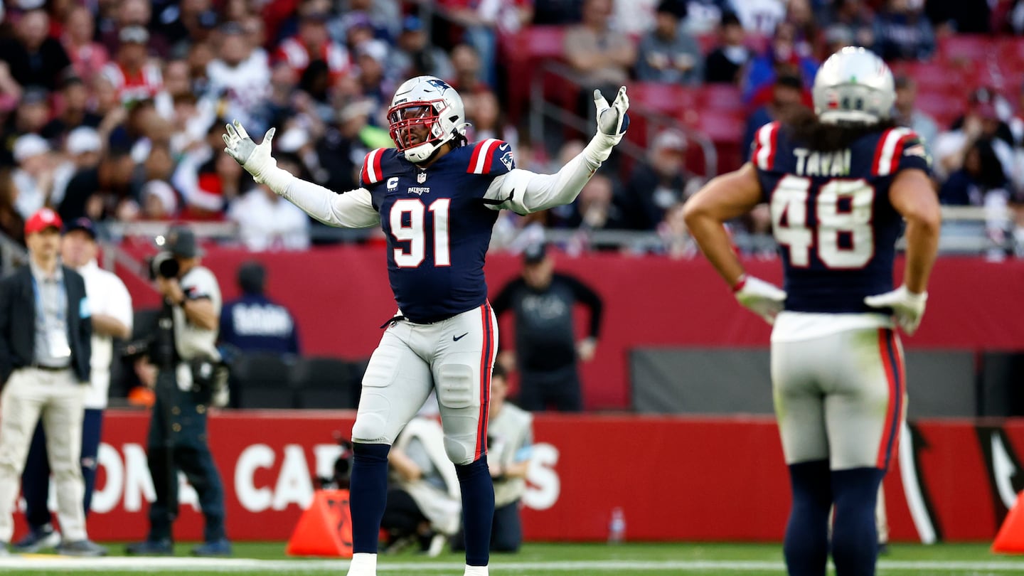 Deatrich Wise Jr. was called for a horse collar tackle of Cardinals quarterback Kyler Murray during the third quarter on Sunday, one of two personal fouls called on New England in a span of eight minutes.
