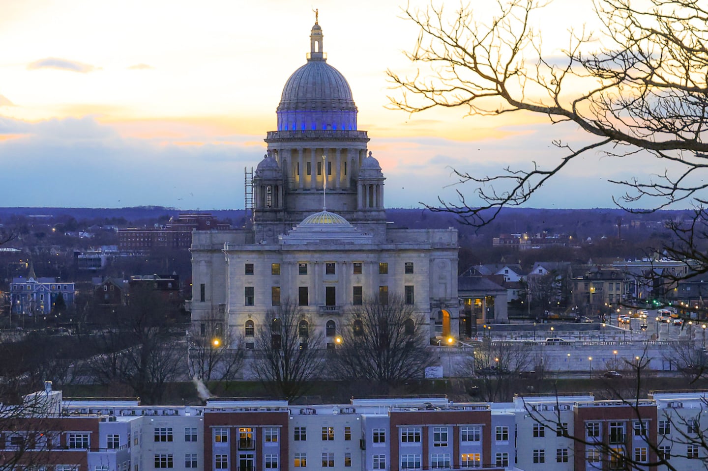 The Rhode Island State House.