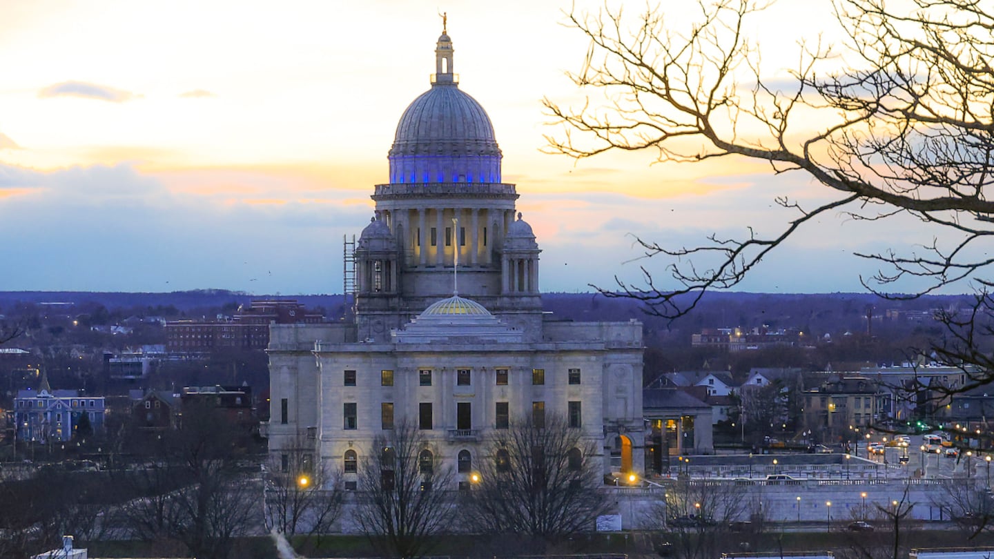 The Rhode Island State House.