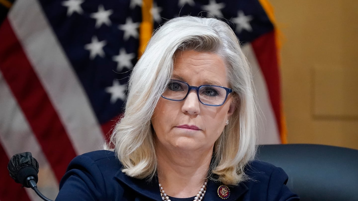 Liz Cheney listens as the House select committee investigating the Jan. 6 attack on the US Capitol holds a hearing at the Capitol in Washington, June 28, 2022.