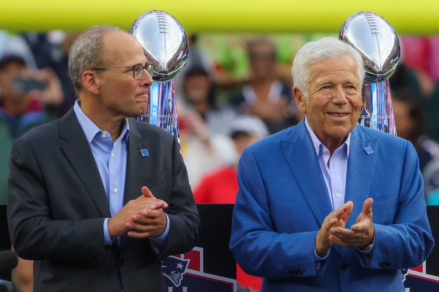 For the last three decades Robert (right) and Jonathan Kraft have stewarded the Patriots franchise through unfathomable success and growth.