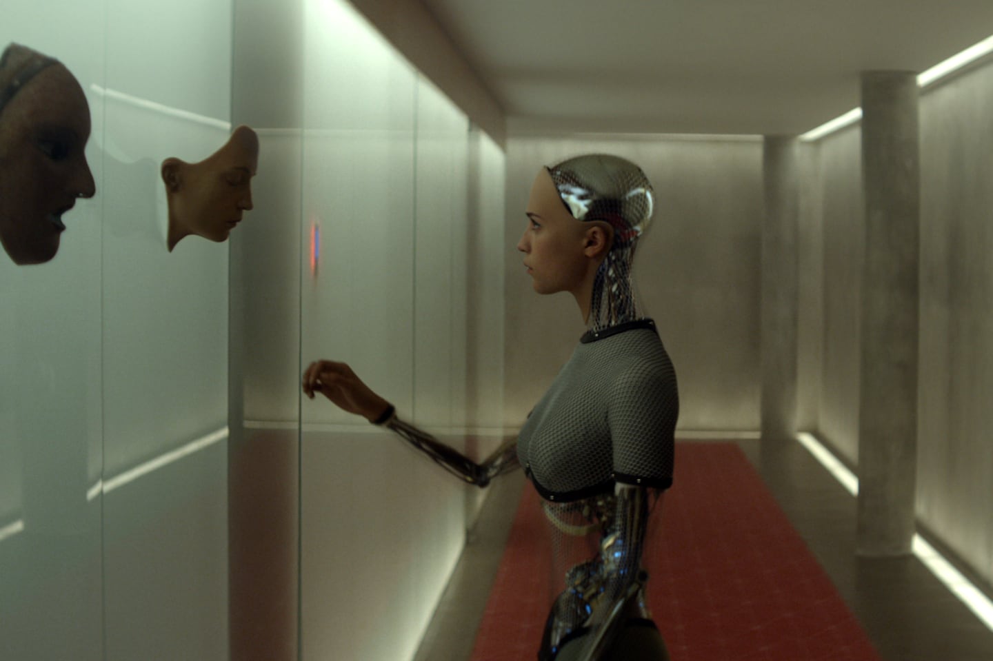 Alicia Vikander in "Ex Machina," directed by Alex Garland.