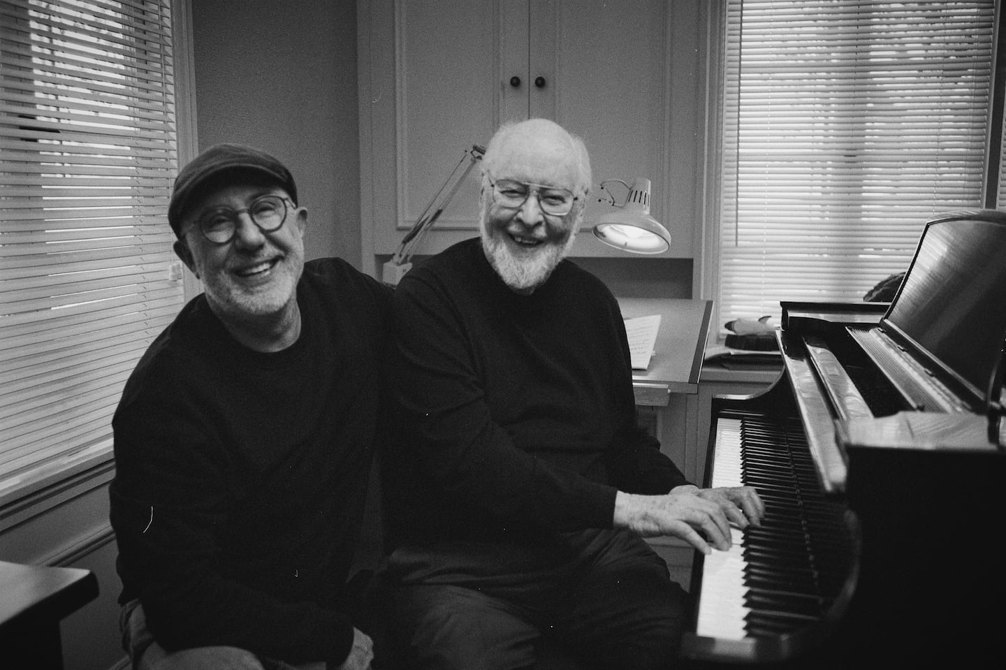 Laurent Bouzereau , left, and John Williams in "Music by John Williams."