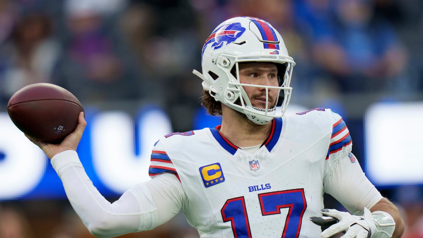 Against the Rams on Dec. 8, the Bills' Josh Allen became the first player in NFL history with three rushing TDs and three passing TDs in the same game.