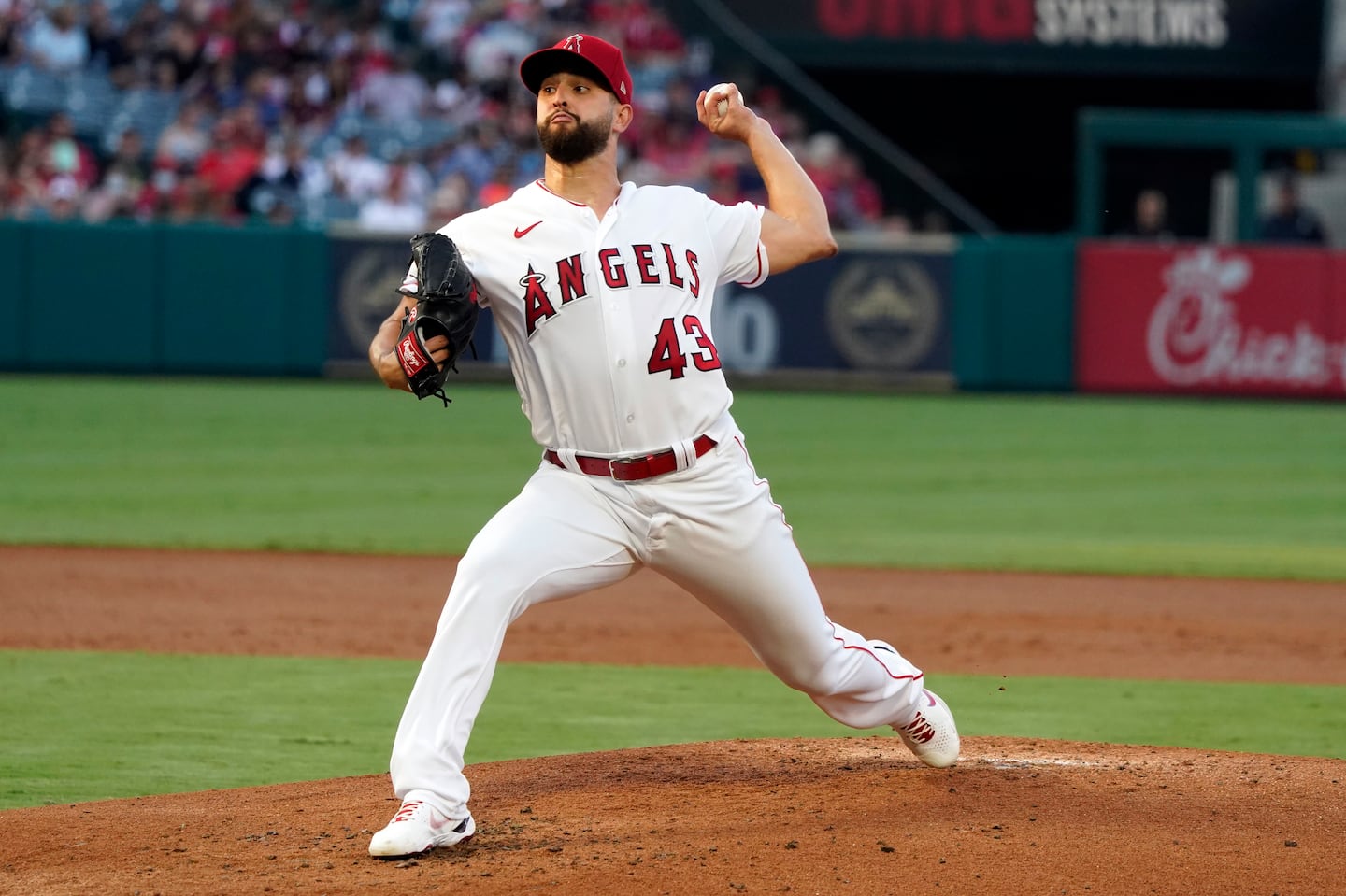 Patrick Sandoval was 2-8 with a 5.08 ERA in 16 starts last season before his torn ulnar collateral ligament required season-ending surgery.