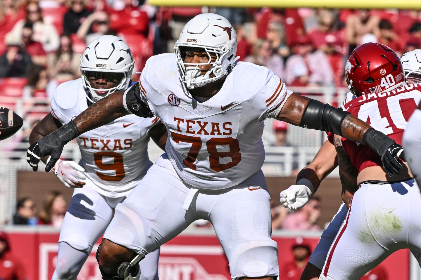 Kelvin Banks Jr. of Texas is arguably the best offensive tackle in college football