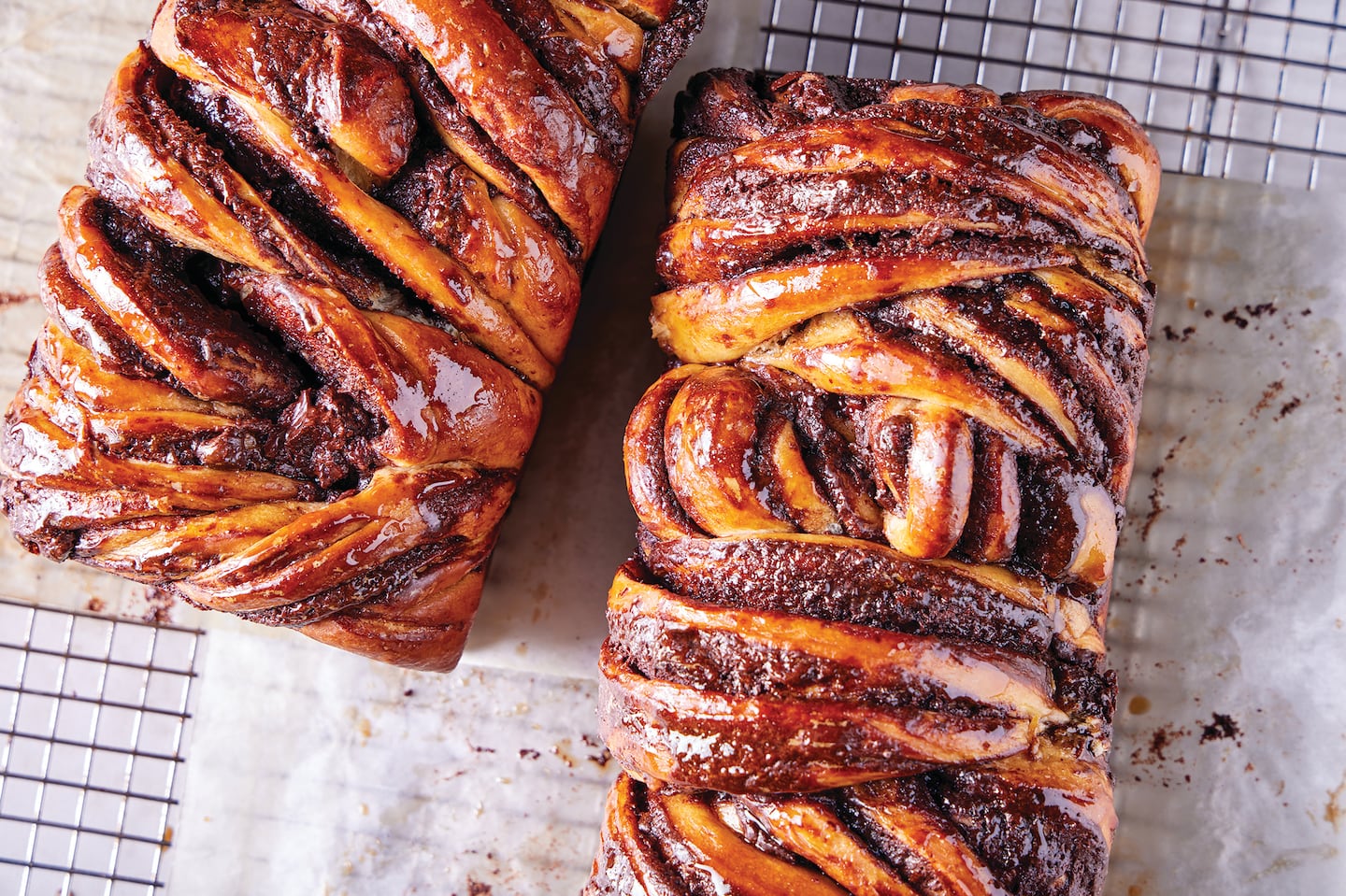 Chocolate and Tahini Babka